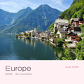 Europe travel eSIM (33 countries) with a destination photo